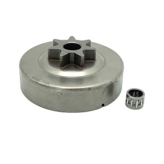 Kettenrad Ritzel Kupplungsglocke für Stihl MS290, MS390, 029, 039 3/8" 7Z +Lager