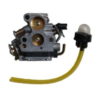 Vergaser  für Husqvarna 235, 236, 240 mit manuelle Benzinpumpe und Zulauf