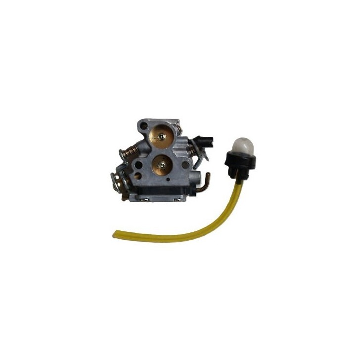 Vergaser  für Husqvarna 235, 236, 240 mit manuelle Benzinpumpe und Zulauf