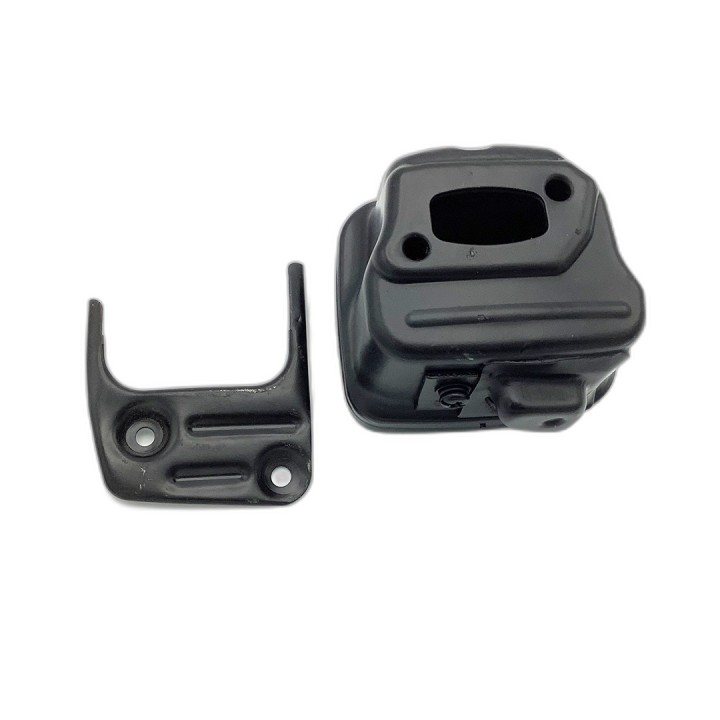 Auspuff / Schalldämpfer  für Husqvarna 340 ,345 ,346 ,350 ,353 inkl. Halterung